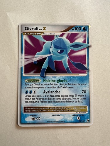 Carte pokémon givrali - carte,