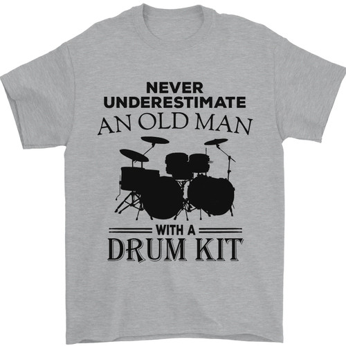 Vieil homme batterie - vieil, drum