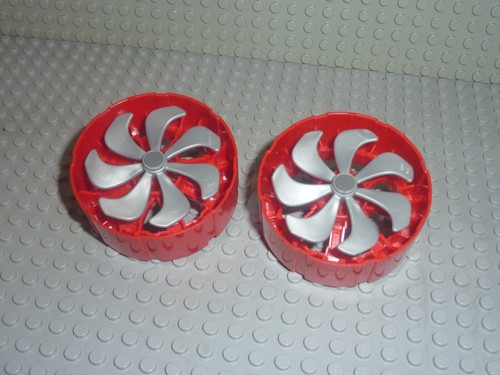 Roues lego red - roues, spoked