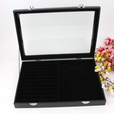 Presentoir Coffret Grand Bijoux Bague Collier Chaîne Neuf Facon Cuir