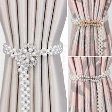 2Pcs Perle Rideau Corde En