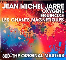 COFFRET BOX SET 3xCD ALBUM JEAN MICHEL JARRE THE ORIGINAL MASTERS MASTERED RARE