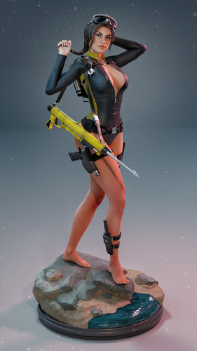Lara croft printed kit - croft,