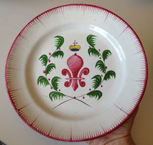 Belle assiette faience - assiette,
