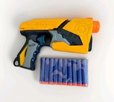 Pistolet Nerf Dart Tag Sharp Shot Blaster + 10 Fléchettes Neuves – Très Bon État