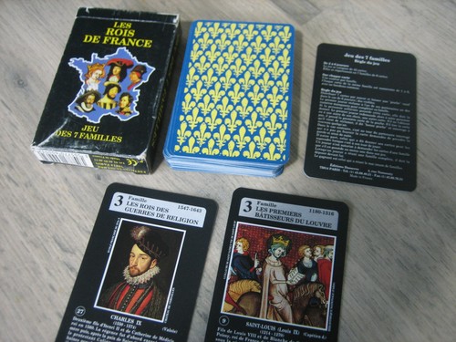Ancien jeu familles - 7, rois