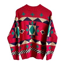 Vintage Red Robert Scott Aztec