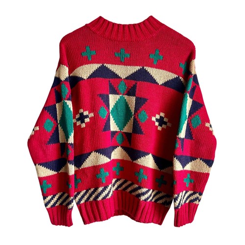 Vintage red robert scott - vintage, aztec