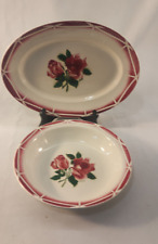 2 plats ovale et rond DIGOIN