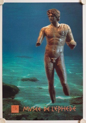 Affiche musee ephebe le - affiche, l'ephebe