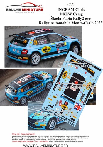 Decals ref 2599 skoda - ref,