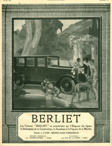 Publicité ancienne automobile