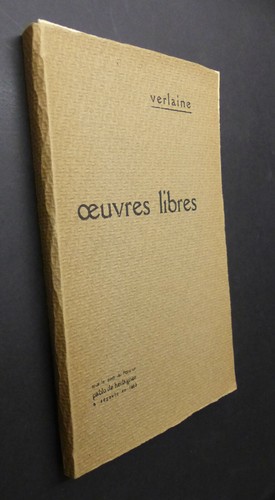 Curiosa verlaine oeuvres - curiosa,