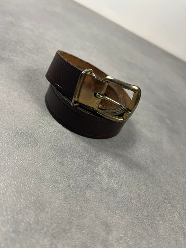 Ceinture cuir marron vintage