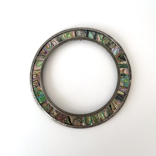 Cadre ancien argent gravé - argent,