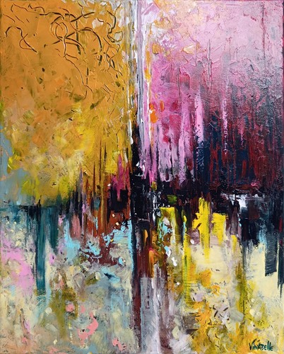 Tableau abstrait city - tableau,