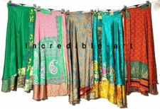 Gros lot jupes vintage en soie