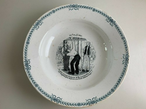 Ancien plat parlant humour - plat, //
