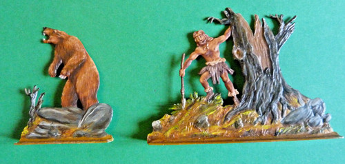 Plats étain zinnfiguren - d'étain,