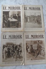 Lot de 4 journaux" LE MIROIR "