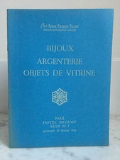 Catalogue de vente Bijoux Argenterie Objets de Vitrine n°7 19 Février 1975