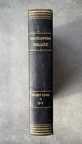 Encyclopédie dalloz - encyclopédie,