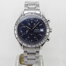 Montre OMEGA 3513.80 Speedmaster Date Cadran Bleu 39mm Chronographe Homme SS
