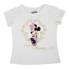 T-shirt fille Minnie. Manches