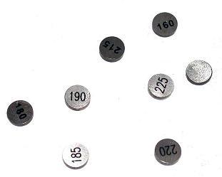 Pastilles soupapes neuves - de,