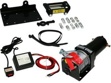 TREUIL ELECTRIQUE 12V 1360KG / 2720KG 1000W, TREUIL A CABLE LONGUEUR 10.2M Ø5...