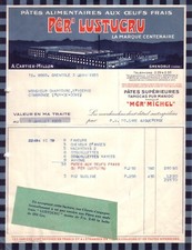 GRENOBLE - FACTURE + TRAITE