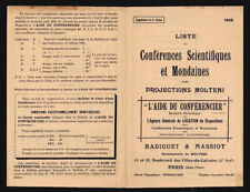 PROJECTIONS MOLTENI 1905 /
