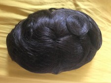 prothese capillaire 6x8" chatain foncé neuve jamais portée a coiffer et couper! 