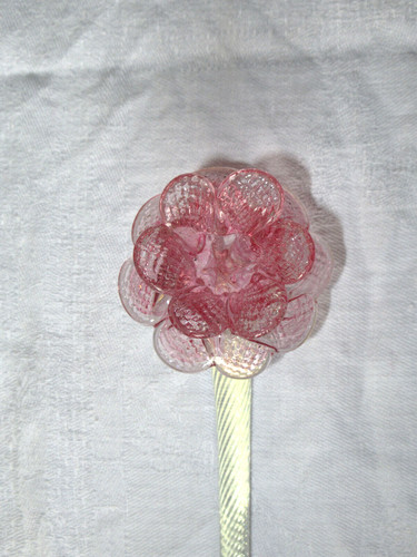 Fleur ancienne verre de - 1,