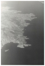 Grèce, Côte de l'Attique, Cap Sounion, vue prise de l'avion Photo pris