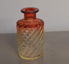 Ancien Flacon à Parfum  Cristal de Baccarat Anas Modèle Bambou Rose Teinté
