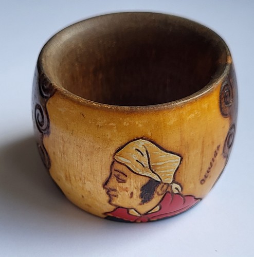 Ancien rond serviette en - de,