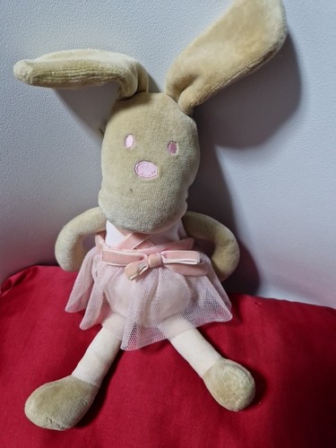 Doudou peluche lapin rose - doudou,