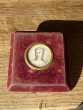 Ancienne peinture miniature de