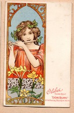CPA publicitaire  ART NOUVEAU BISCUITS OLIBET (P50430)