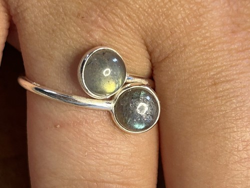 Bague labradorite en - labradorite,