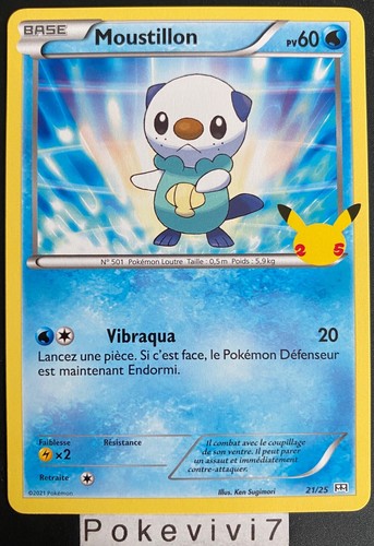 Carte pokemon moustillon 25 - carte,