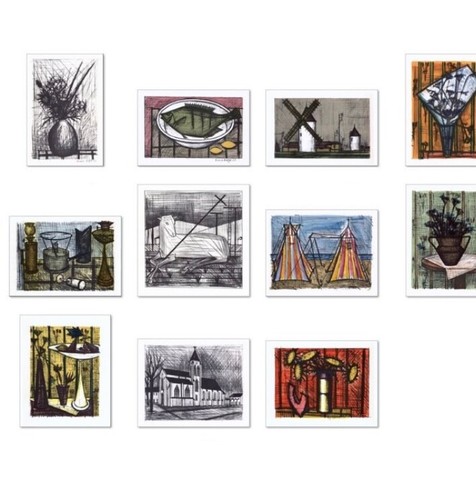 Bernard buffet lot - buffet, :