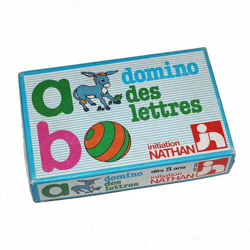 Jeu domino des lettres - jeu,