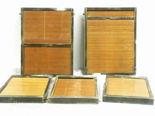 ?? LOT CHASSIS RIDEAU VOLET INTERIEUR APPAREIL PHOTO BOIS PLAQUE PHOTOGRAPHIE