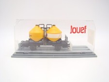 JOUEF - HO - 642100 - WAGON PULVERULENT " CIMENT FRANCAIS " 2 ESSIEUX - SNCF -