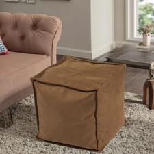 Square unstuffed pouf - é,