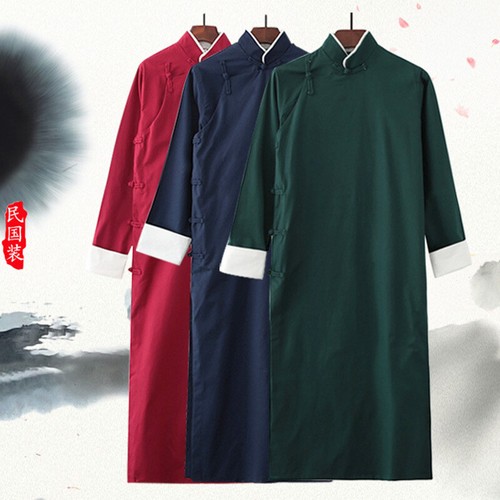 Hommes coton lin robe - coton,