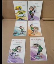 Lot 8 CARTES POSTALES Anniversai GASTON LAGAFFE/FRANQUIN Année 2000 Sous Blister