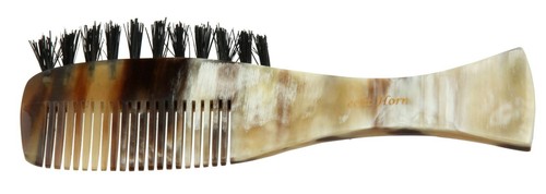 Corne véritable barbe peigne - corne,